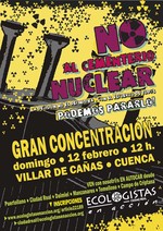 Ecologistas en Acción de Ciudad Real organiza un autobús para la concentración contra el cementerio nuclear  en Villar de Cañas