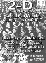 Castilla-La Mancha se manifestarán contra los recortes el 2D