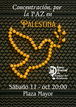 Concentración por la PAZ en Palestina